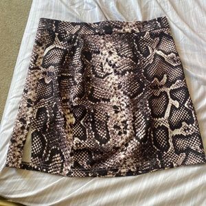 Snake skin skirt